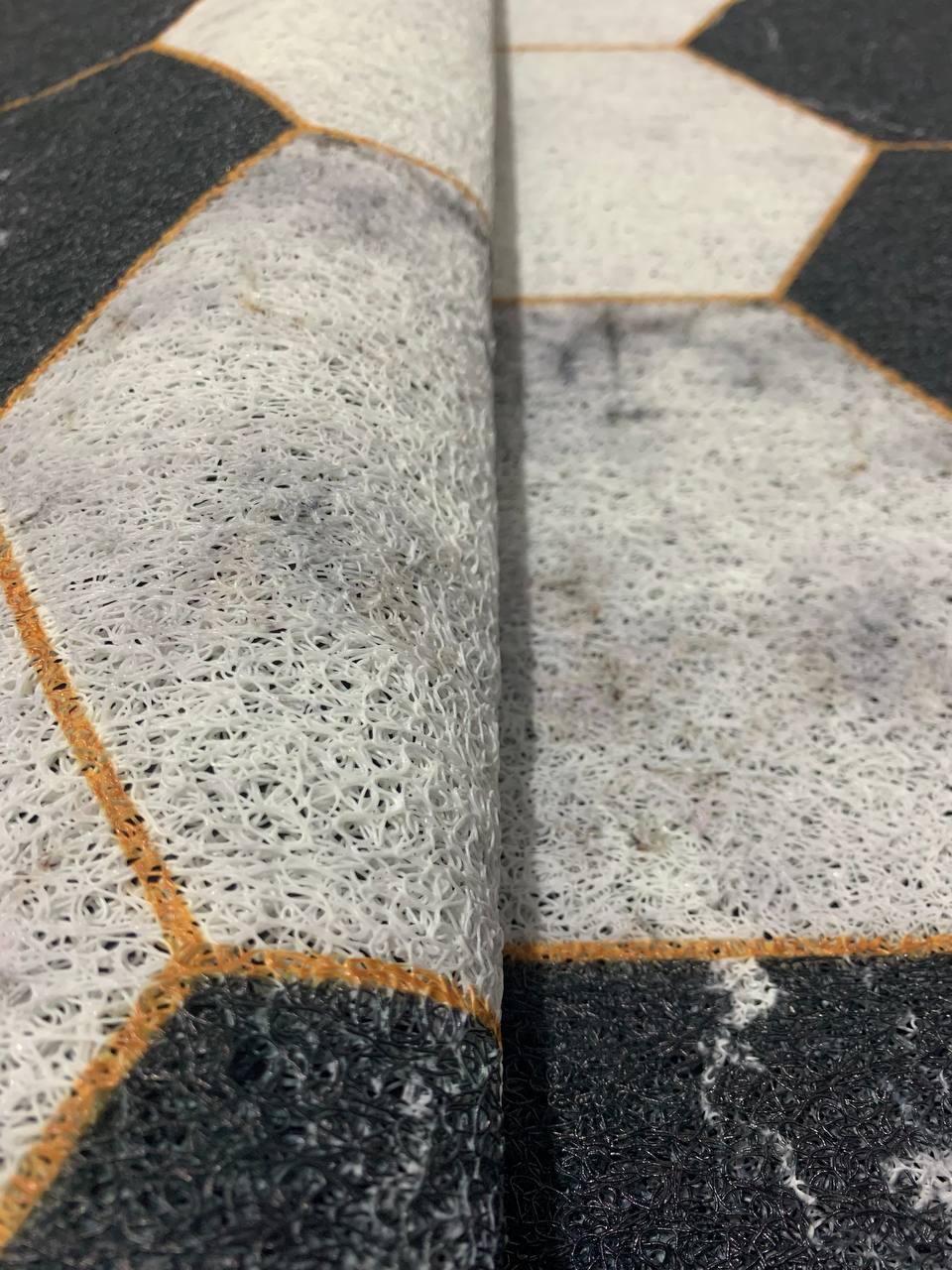 Dywanik ochronny, dywanik przeciw zabrudzeniom w przedpokoju „Czarno-biała mozaika” - obrazek 4