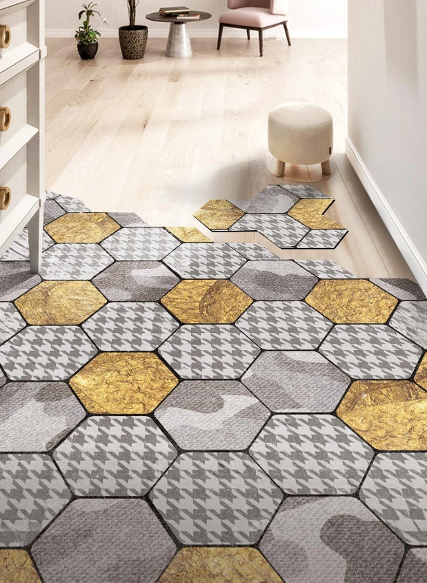 Dywanik wejściowy Brudhoe, dywanik na gumie „Honey”. - obrazek 2