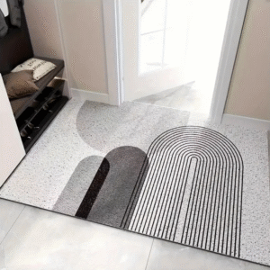 Designerska osłona PVC, osłona na podłogę chroniąca przed zabrudzeniami „Sand geometry”