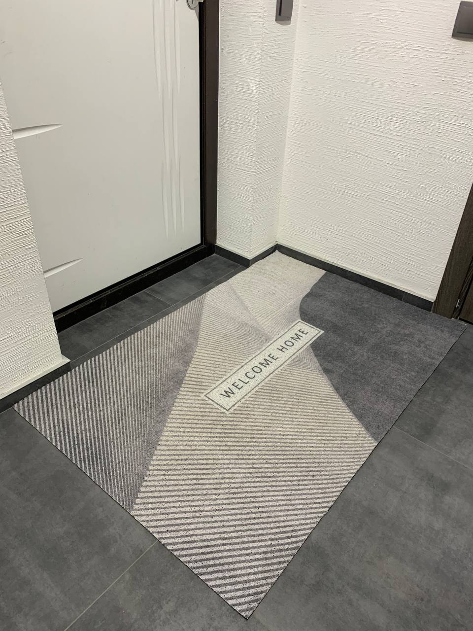 Uniwersalna mata wejściowa, mata do drzwi wejściowych „Szara krawędź”