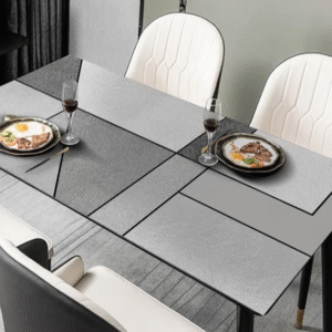 Obrus na stół obiadowy, zabezpieczenie stołu „Geometria”