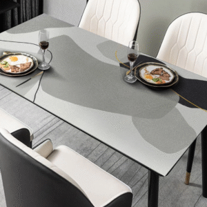 Nowoczesny obrus kuchenny z nadrukiem „Pagórki”
