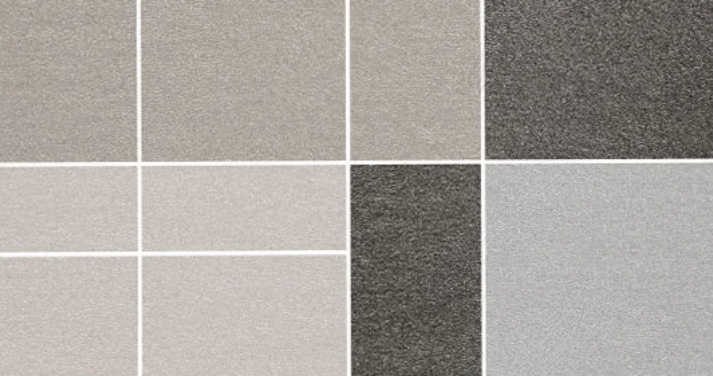 Nowoczesny obrus na stół z motywem, pokrycie stołu skórzane „Blocks” - obrazek 3