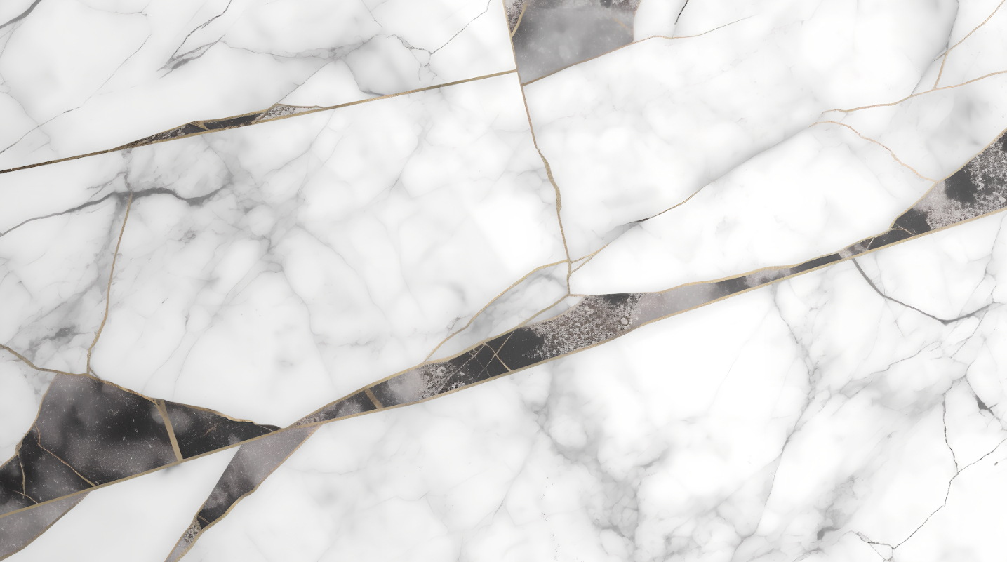 Abstrakcyjna fototapeta, winylowa fototapeta do sypialni "Czarno-biały marmur" - obrazek 4