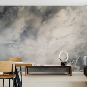 Abstrakcyjna tapeta, tapeta winylowa do wystroju wnętrz "Szara plama"
