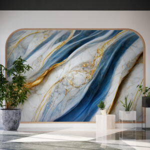 Fototapeta bezszwowa z abstrakcyjnym wzorem, fototapeta z efektem 3D "3D marmur"