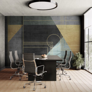 Bezszwowa fototapeta do domu, fototapeta z geometrycznym wzorem "Styl"