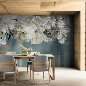 Fototapety z piwoniami, fototapety kwiaty „Białe piwonie”