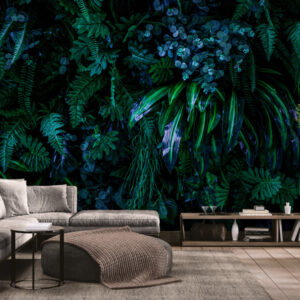 Fototapety z tropikalnymi roślinami, zielone „Tropikalne zarośla”