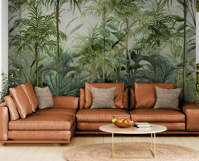 Fototapety z roślinami do salonu „Zielone tropiki” - obrazek 3