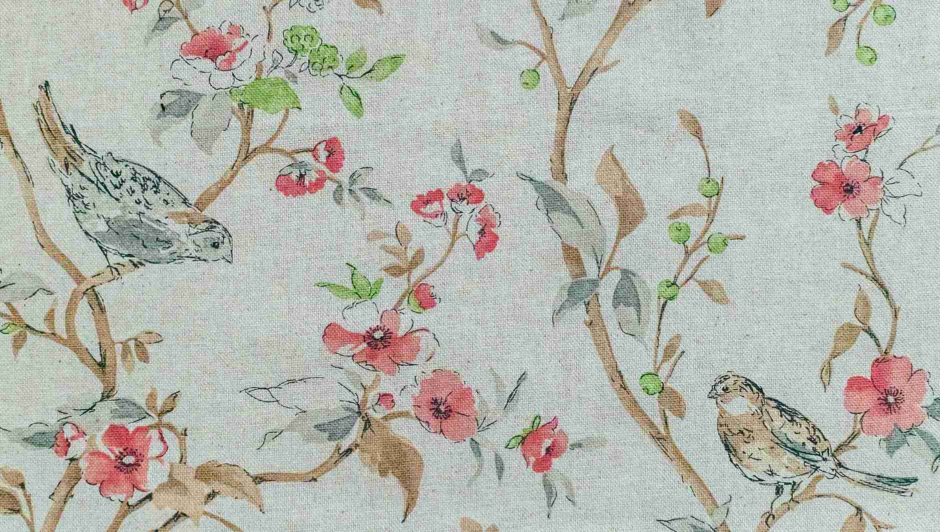 Fototapety z ptakami, fototapety z kwiatami z efektem akwareli „Prowansja” - obrazek 4