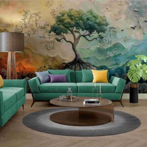 Stylowe fototapety z wizerunkiem drzewa „Bajkowe drzewo”