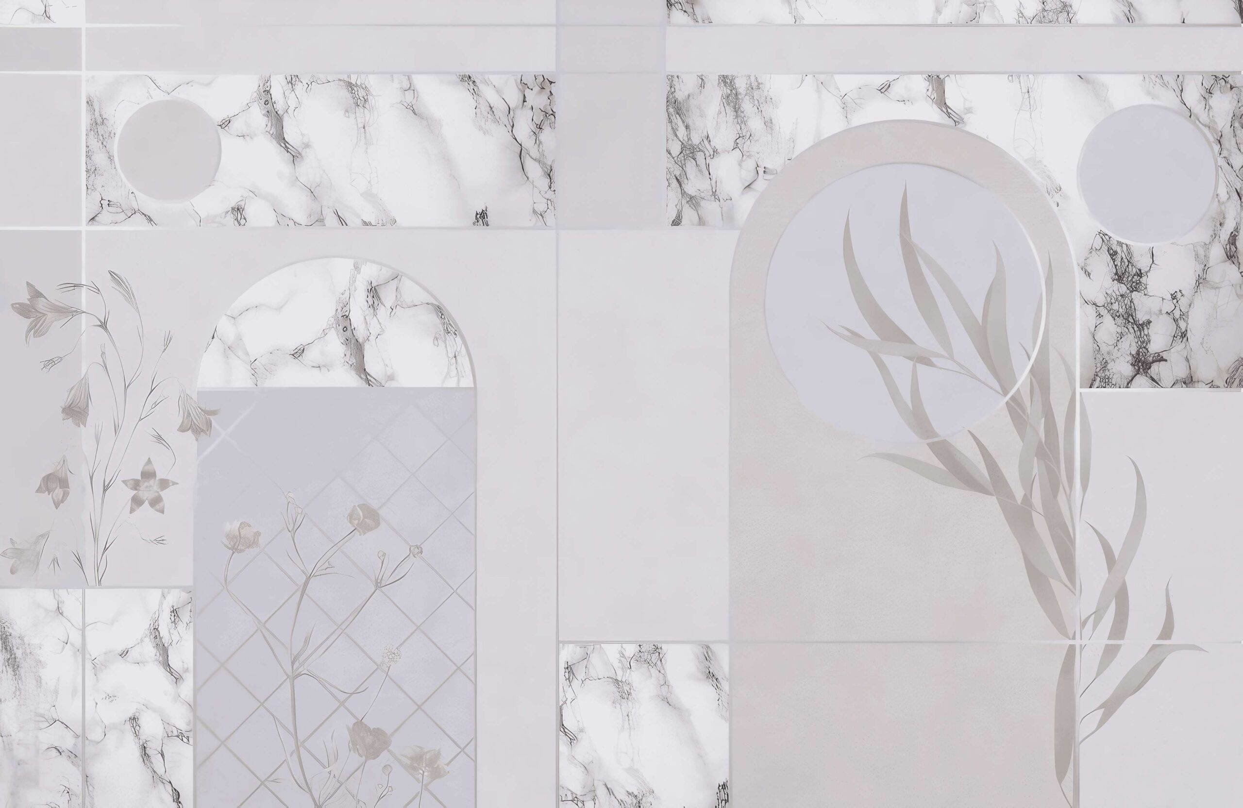 Abstrakcyjne fototapety do sypialni, winylowe fototapety do domu „Marmurowa abstrakcja” - obrazek 4