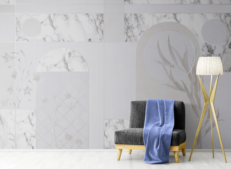 Abstrakcyjne fototapety do sypialni, winylowe fototapety do domu „Marmurowa abstrakcja” - obrazek 3