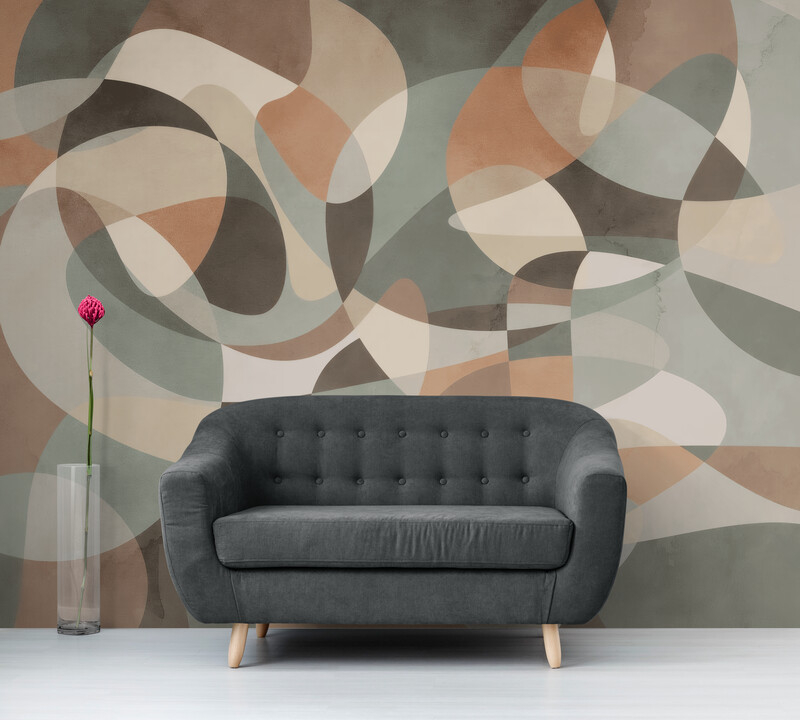 Abstrakcyjne fototapety, bezszwowe fototapety do sypialni, salonu i biura „Puls koloru” - obrazek 3