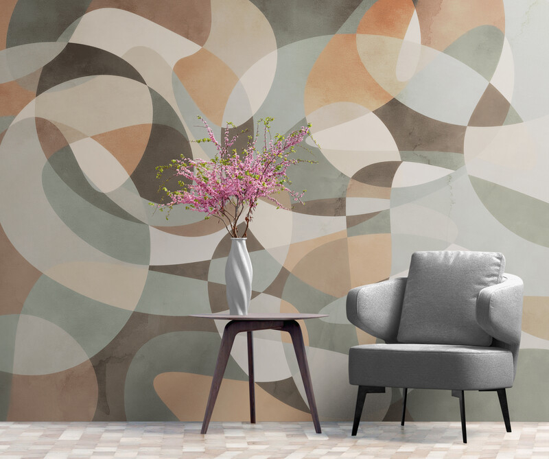 Abstrakcyjne fototapety, bezszwowe fototapety do sypialni, salonu i biura „Puls koloru” - obrazek 2