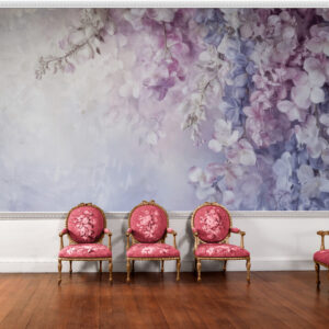 Fototapeta z kwiatami bzu "Kwiaty aksamitne"