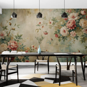 Fototapeta kwiatowa "Polne kwiaty"