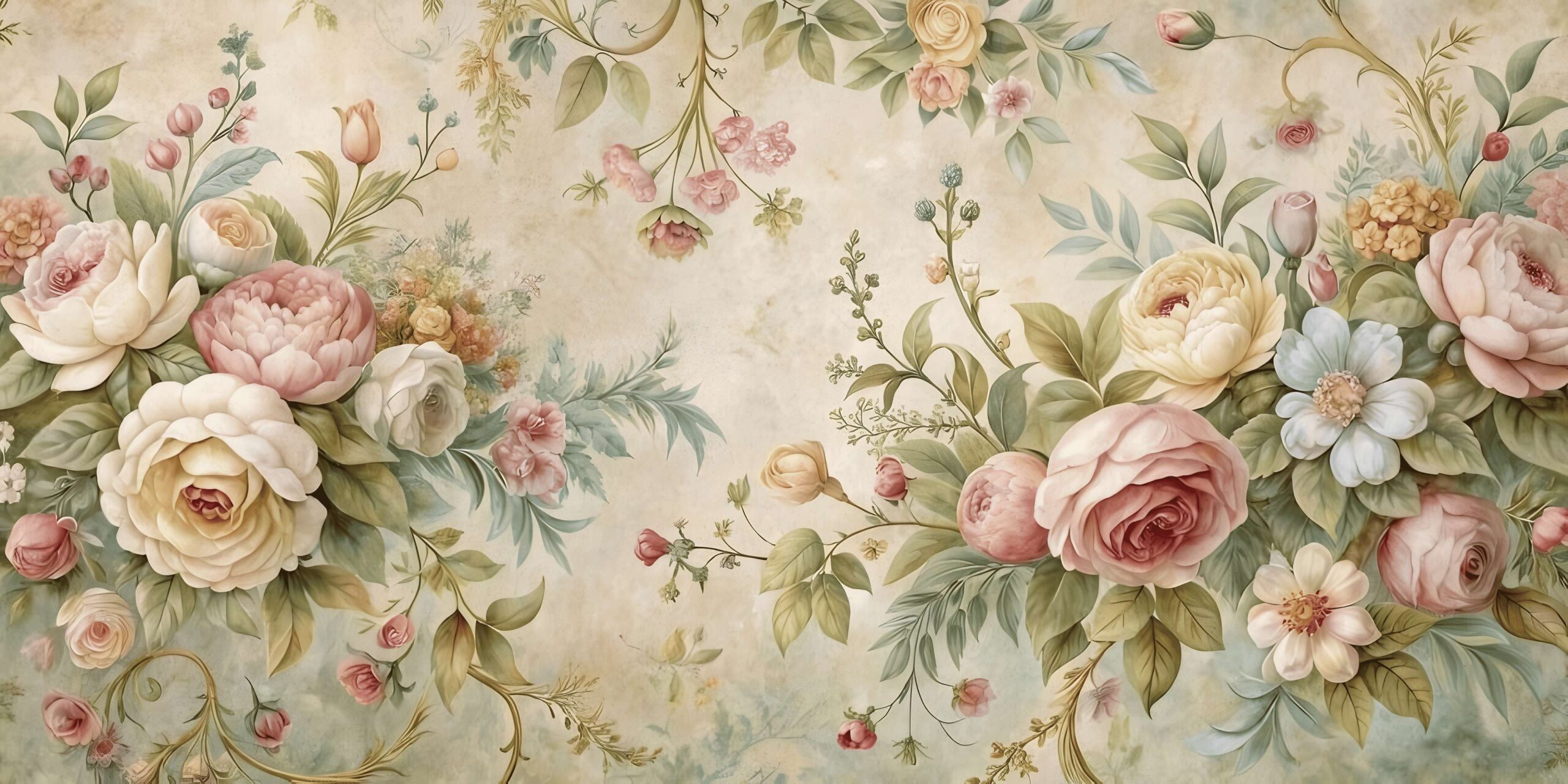 Fototapeta w pastelowe kwiaty "Delikatne kwiaty" - obrazek 4