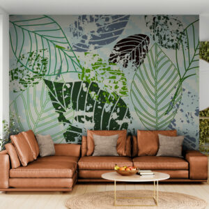 Fototapeta z liśćmi do aranżacji wnętrz "Liście"