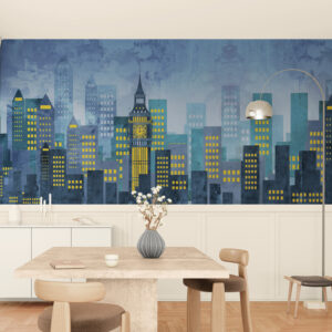 Designerska fototapeta przedstawiająca miasto „Londyn Duchów”